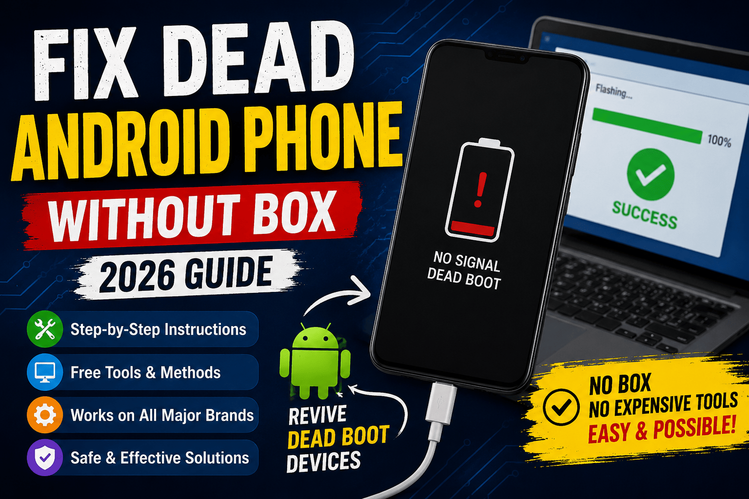 Fix Dead Android Phone Without Box (2026 Guide)